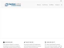 Tablet Screenshot of capstoneinstitute.org